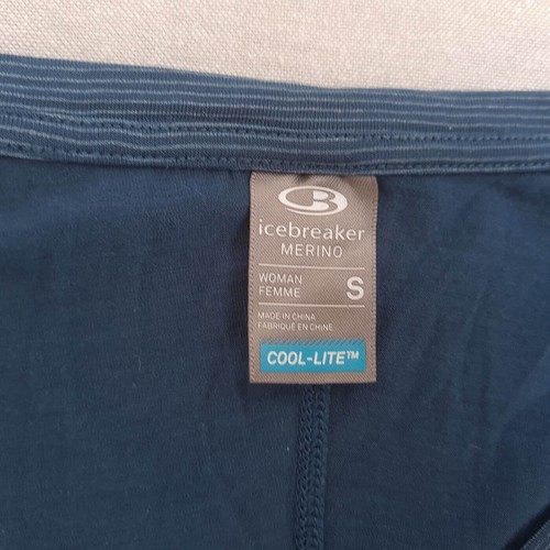 Neu Icebreaker Cool-Lite Damen Merinowollmischung Schichtkleid Größe S blau... - Bild 3 von 14