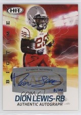 2011 SAGE Hit Big Time Auto /100 Dion Lewis #ABT6 Rookie Auto RC