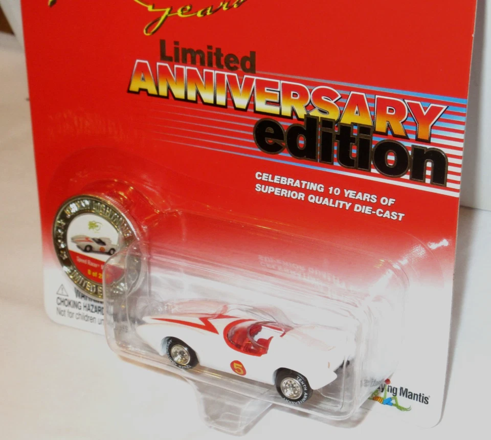 JOHNNY LIGHTNING 10 YEAR ANNIVERSARY ~ SPEED RACER MACH 5 ~ MOC ~ - Image 4 of 4