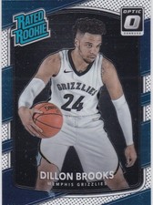 2017-18 Donruss Optic #152 Dillon Brooks, RC. Grizzlies. Suns