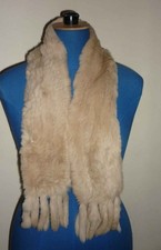 Echarpe Fourrure de Lapin Beige Cyrillus