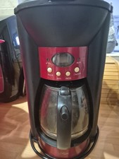 LOGIK L10DCW21 White Filter Coffee Machine 10 Cup Capacity & Washable Filter