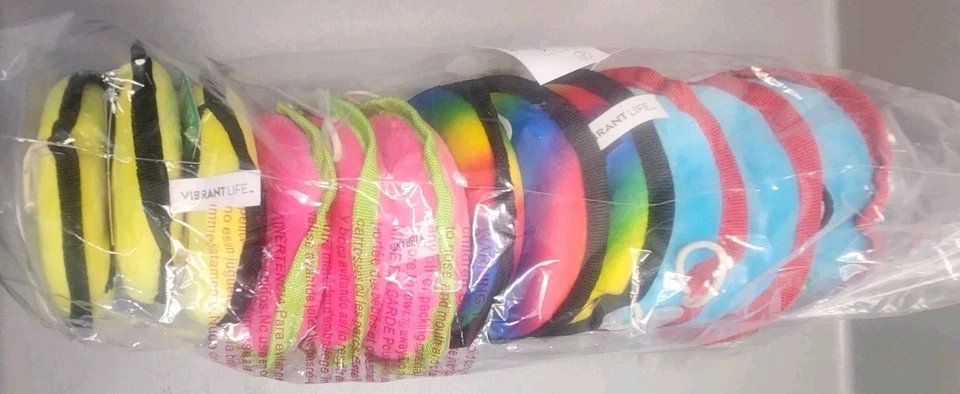 Lote de 12 Vibrant Life Fetch Buddy Squeaker Disco Juguete para Perros Foto 2 de 4