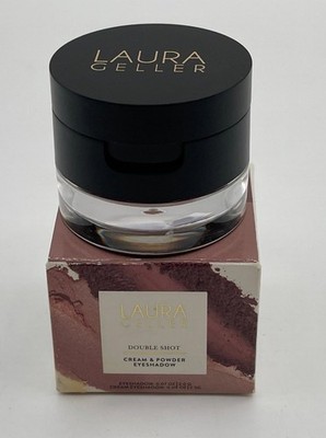 Laura Geller Double Shot Cream & Powder Eyeshadow Espresso 0014077 New