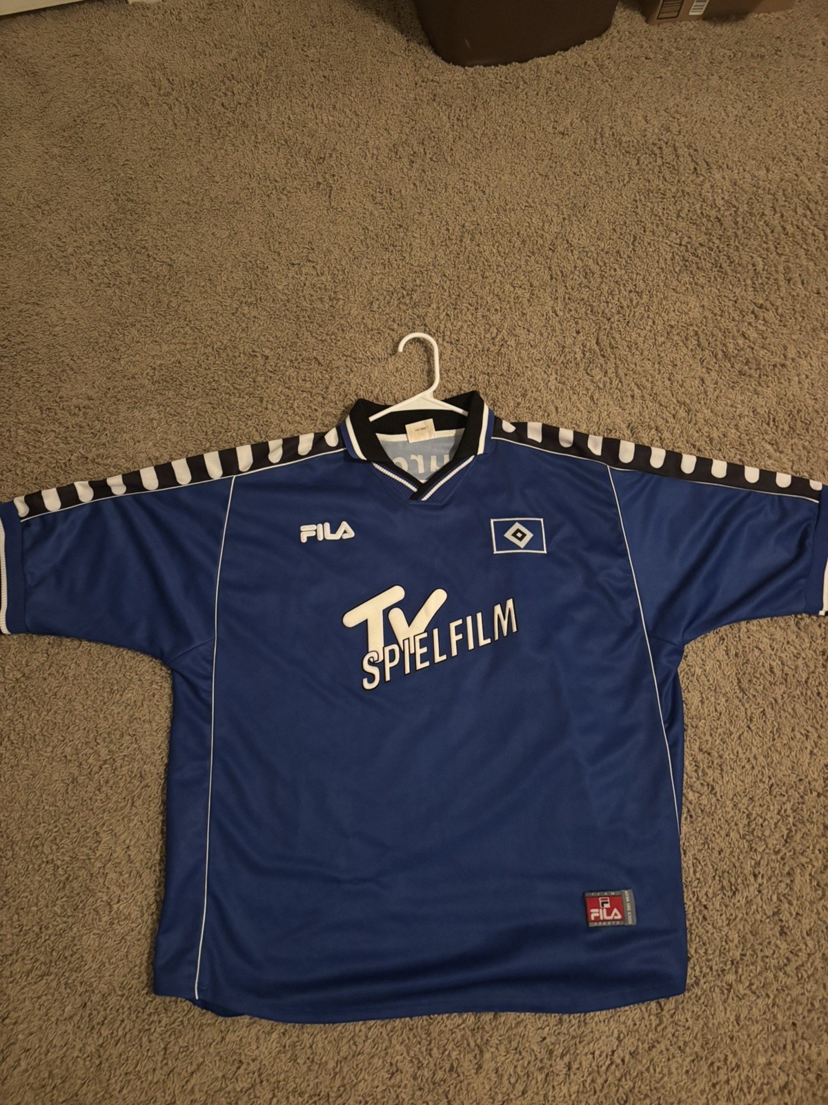 Vintage Fila HAMBURG THIRD FOOTBALL SHIRT 2000 2001 SOCCER JERSEY TRIKOT XXL