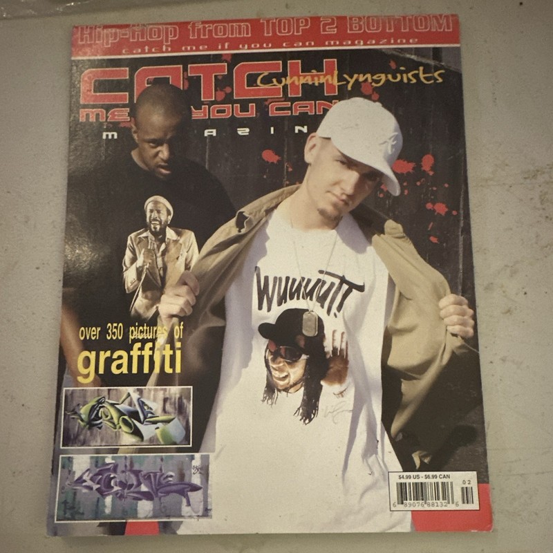 Catch Me If You Can Magazine Issue 2 Feb 2002 Graffiti Hip Hop CunninLynguists