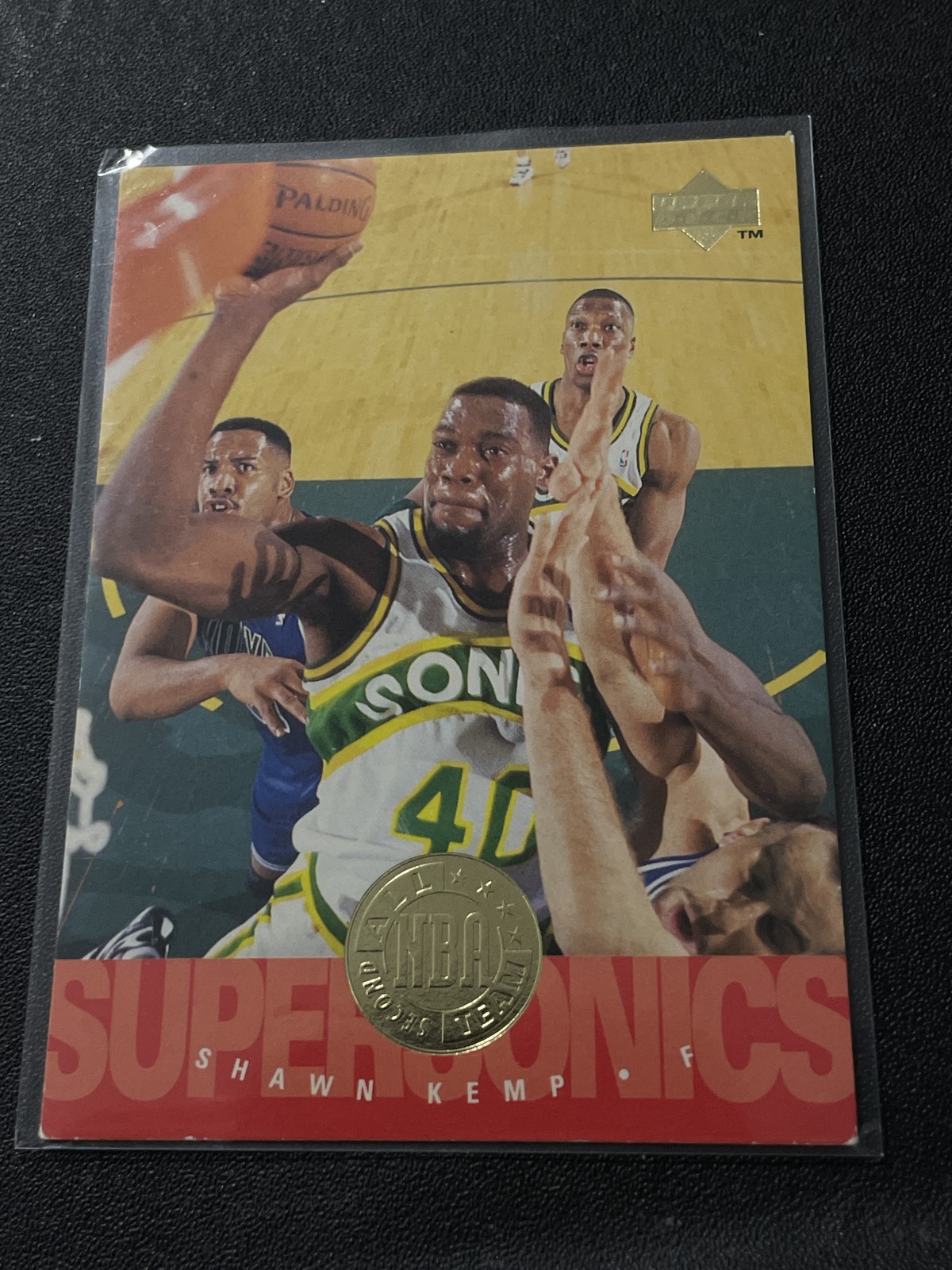 1995-96 Upper Deck #172 Shawn Kemp Electric Court Gold