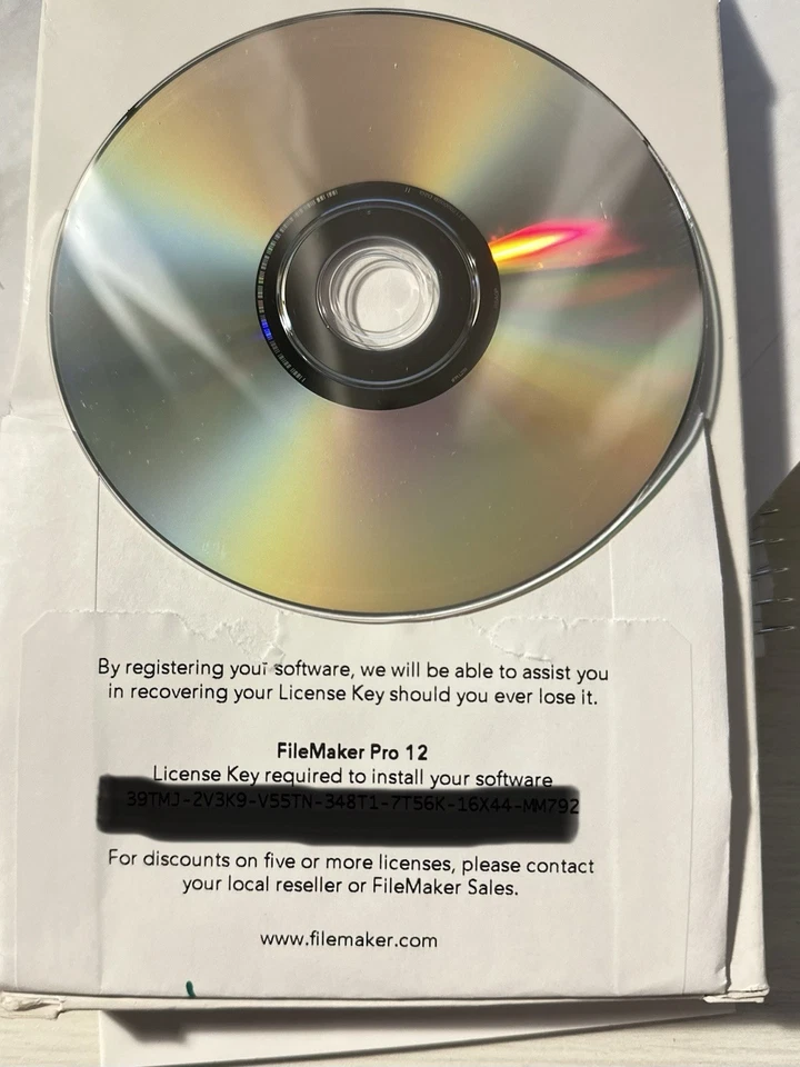 FileMaker Pro 12 Software With License Key For Windows Or Mac H6316LL/A - Image 3 of 4