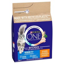 Purina One Senior 11+ Cat Chicken Cat Dry Food 2.8kg 10.63 per kilo