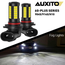 H10 9140 LED Fog Light Bulbs For Hummer H3 2006-2010 H3T 2009-2010 6000K 2000LM
