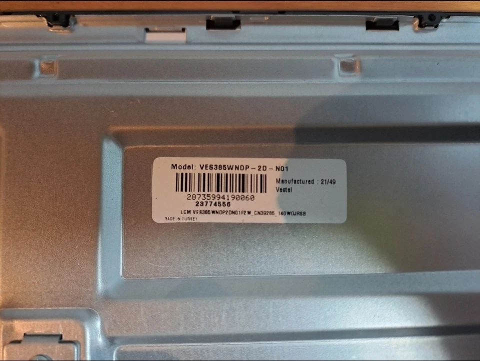 Schermo Led Ricambio Originale Per TV Telefunken TE39PNDB42V2D - Immagine 4 di 4