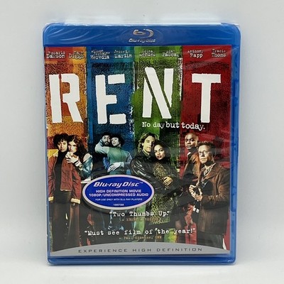 RENT (Blu-ray Disc, 2007) Rosario Dawson Taye Diggs - New Sealed