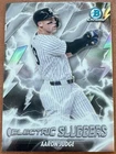 2026 Bowman Chrome Electric Sluggers Aaron Judge New York Yankees Card