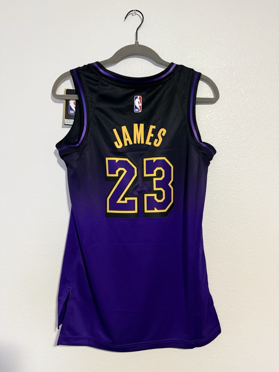 ウェア Los Angeles Lakers Lebron James Jersey NWT LA Lakers Nike City Edition LakeShow LeBron James Jersey Men's