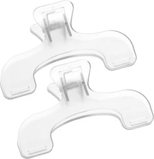 2Pcs Book Clips, Book Weight Page Holder, Transparent Book Clips to Hold Book Op