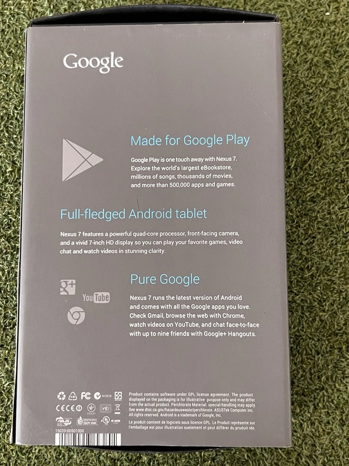 Asus Google Nexus 7 Tablet, 8GB Android Open Box - Image 3 of 4