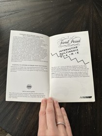 Sega CD Manual Only Trivial Pursuit W/Reg Card