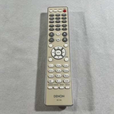 DENON RC-1154 Gray Tested Audio Remote Control Japan JP F/S Free shipping