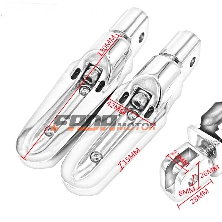 Reposapiés delanteros para Suzuki GSXR600 GSXR750 00-15 GSXR1000 01-15 A097 Foto 3 de 4