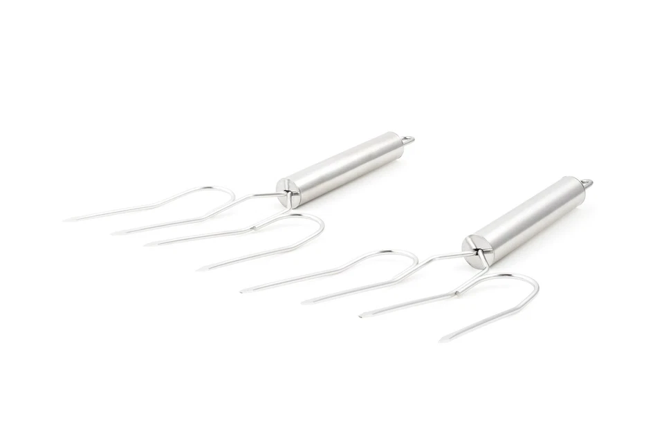 Elevadores de pavo y aves de corral, juego de 2, 1,25 x 4 x 9,5 pulgadas, metálicos Foto 2 de 4