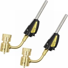 Turbo Torch Tips, 2 Pack Torch Swirl, MAP-Pro/LP Gas, Self Lighting, Gas Self...