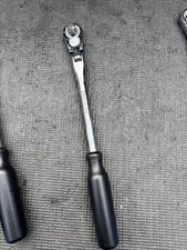 Sears Craftsman 12" Flex Head Ratchet 3/8" Drive Black 44836 KZ USA Nos