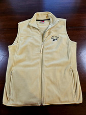 Colosseum Athletics Full Zip Vest University Of Purdue Yellow Size Womans Large