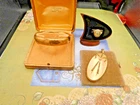 Antique jewelry lot  Art Deco Over Size gold filled W & H locket bangle Ring