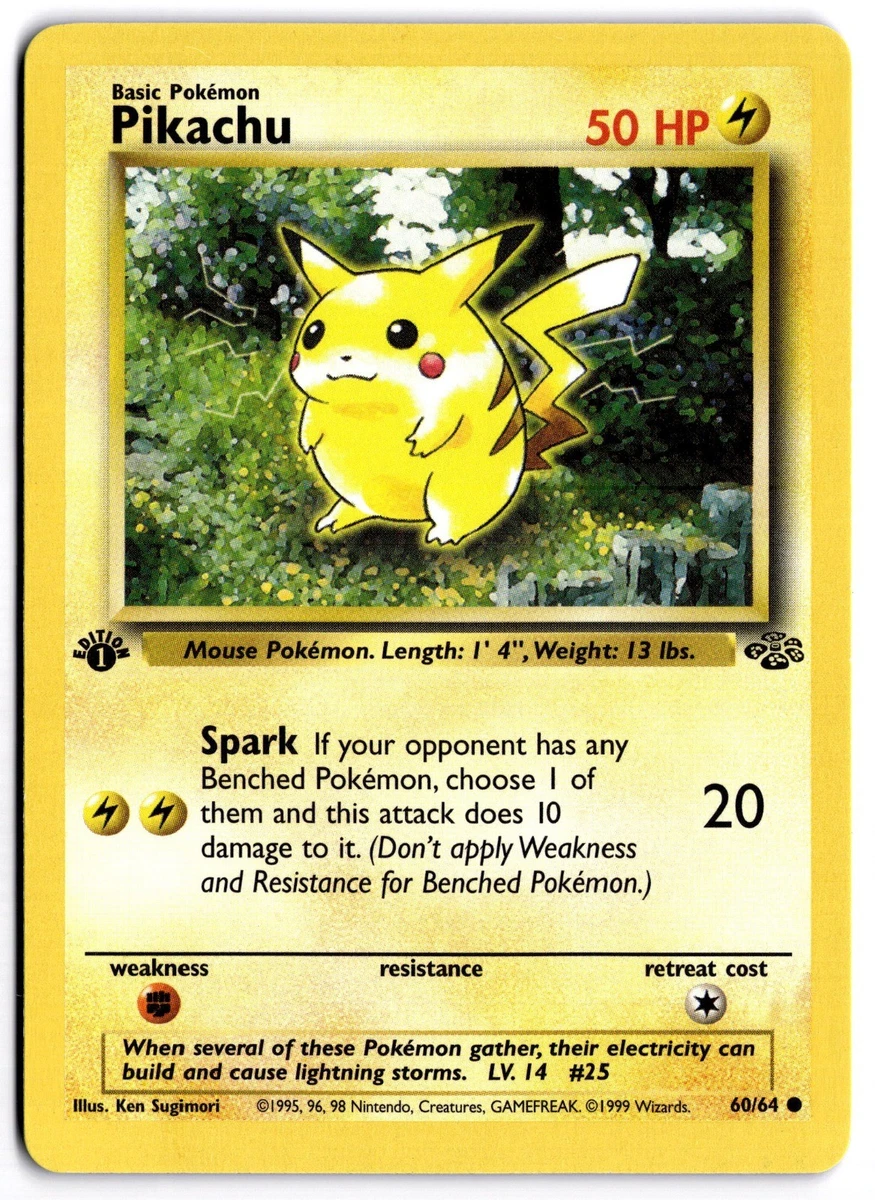 Pokémon TCG Jungle 1st Edition Games Individual Trading Card for