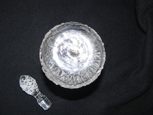 Scalloped Six point cruet org stopper #30 George Duncan & Sons 1897 EAPG - Picture 6 of 10