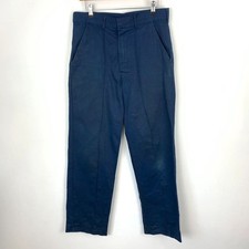 Arco Essentials Workwear Trousers Mens 32 Reg W32 L30 Navy Blue Workers *worn