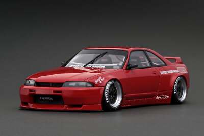 1:18 Nissan Skyline GT-R R33 PANDEM -- Red -- Ignition Model 1:18 Nissan Skyline GT-R R33 PANDEM -- Red -- Ignition Model