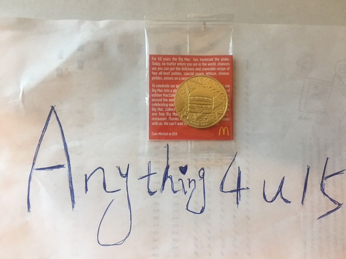 マクドナルド　記念コイン　超希少　50周年記念ハンバーガーコイン6枚セット McDonald's Big Mac Coins Worth $1,350.00! Rare & Valuable