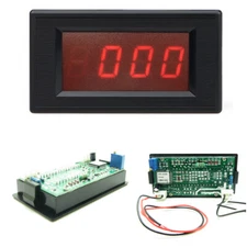 DC Volt AMP Meter Voltage Voltmeter Current Ammeter LED Digit Milli Micro uA mA 