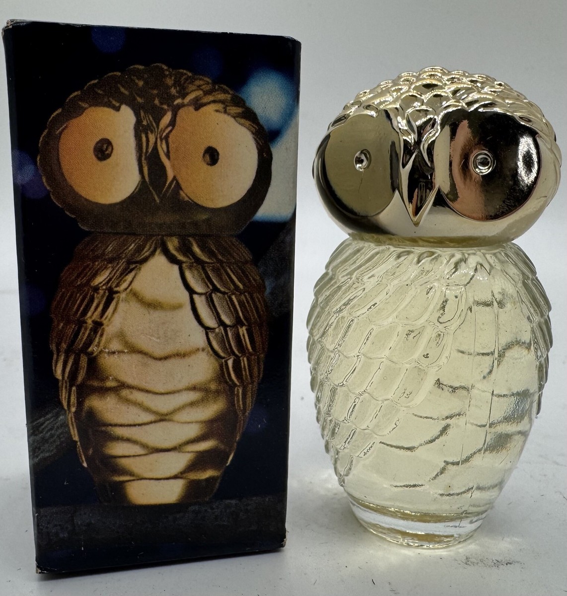 Vintage Avon Baby Owl Sweet Honesty Cologne with Box