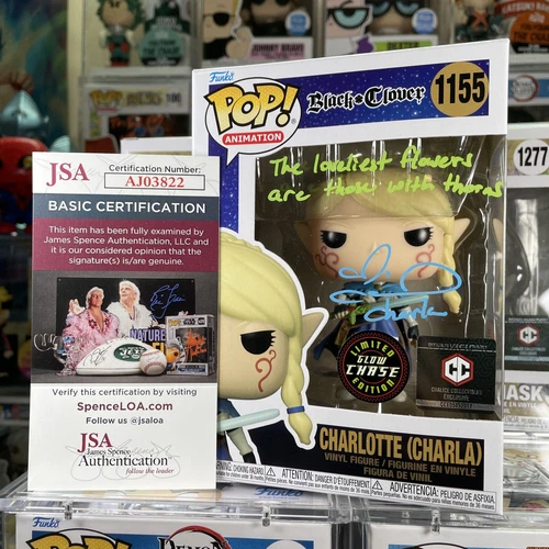 Funko POP - Charlotte (Charla CHASE) - Signed by Colleen Clickenbeard w/ JSA COA