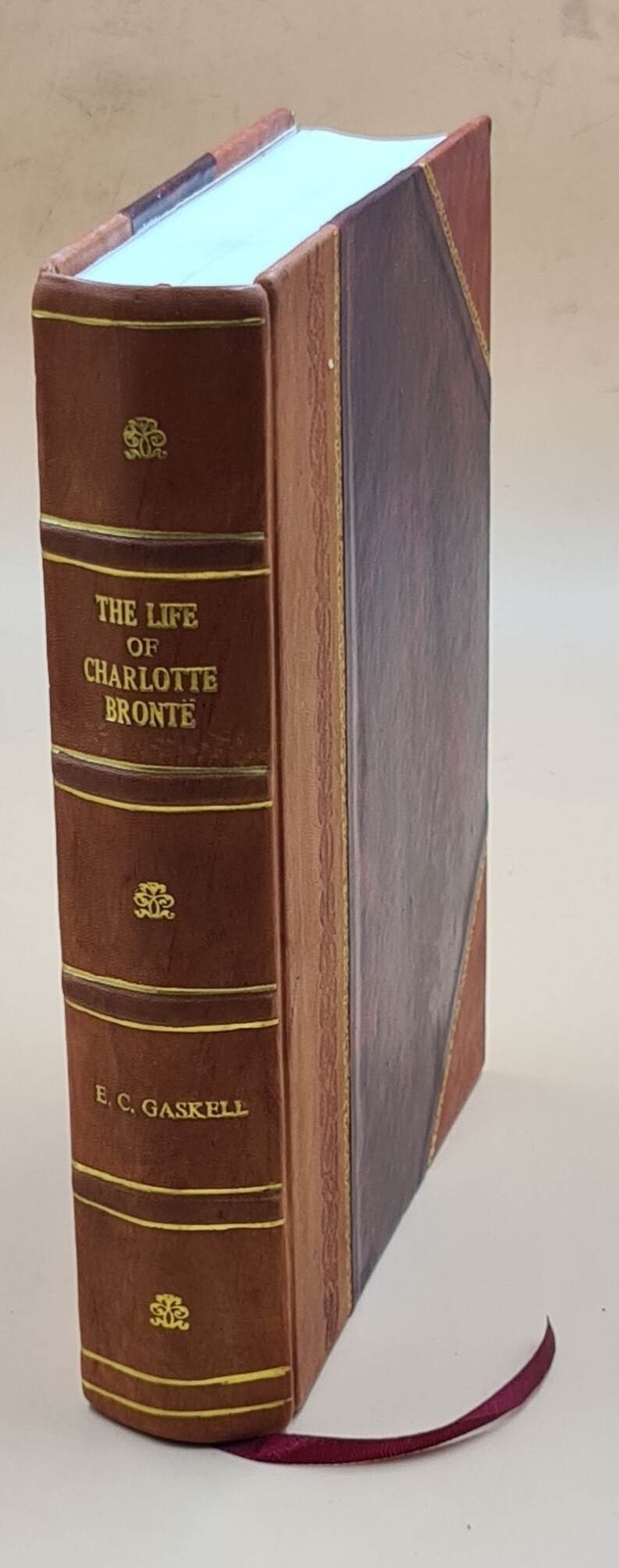 The Life of Charlotte Brontë by Elizabeth Gaskell – 1862 Leather-Bound Edition