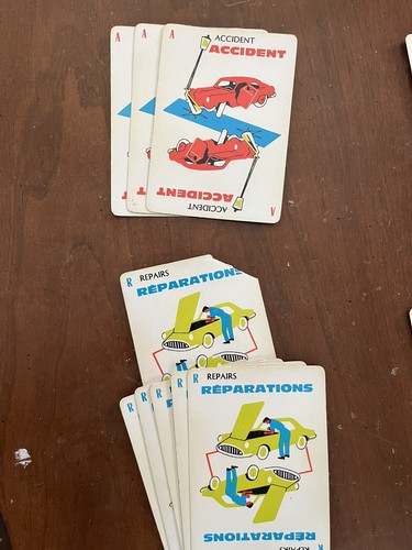 Vintage MILLE BORNES Parker Brothers French Card Game 1971 100% COMPLETE! - Picture 13 of 15