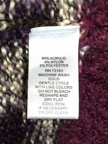 New $68 Cupio Women's Size Medium Sweater Pullover Multi Colored Knit - Picture 8 of 8