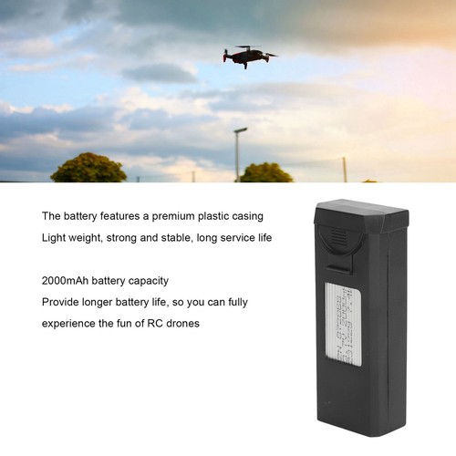 3.7V 2000mAh LiPo Battery Lightweight DrC S2S Brushless RC Drone Accessories - Picture 5 of 23