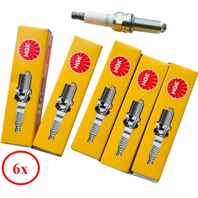 6x NGK 5649 BKR6EKE Spark Plugs for SMART 450 Petrol 599cm 0.6 Fortwo Coupe