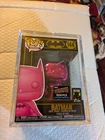 Batman (Pink Chrome) (NYCC) Funko Pop With PopShield Armor Hard Case Pop...