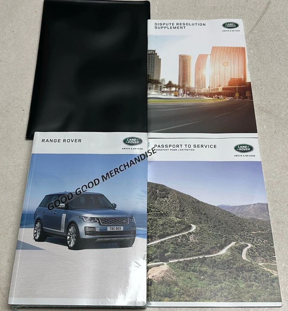 2020 LAND ROVER RANGE ROVER OWNERS MANUAL 5.0L 3.0 2.0 LUXURY SUV 4WD NAVIGATION