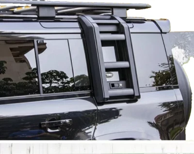 HRD Drop Down Side Ladder To Fit Land Rover Defender 90 110 2020 L663 Model