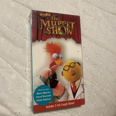 Best of The Muppet Show VHS FEAT. Steve Martin Carol Burnett Gilda Radner 