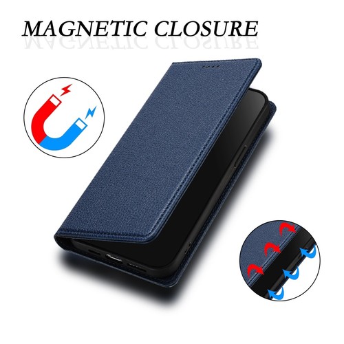 PU Leather Case For iPhone 16 15 14 13 12 Pro Max XS XR Flip Wallet Phone Cover - Picture 86 of 109