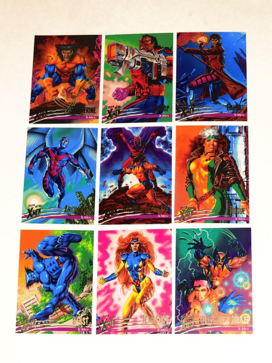 1996 FLEER ULTRA X-MEN WOLVERINE 100 BASE CARD SET MARVEL