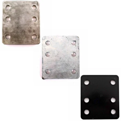 Tow Bar Adjustable Leveling Plate 10.0 mm Thick 90mm Ctrs 16.5mm Dia Bolt Holes