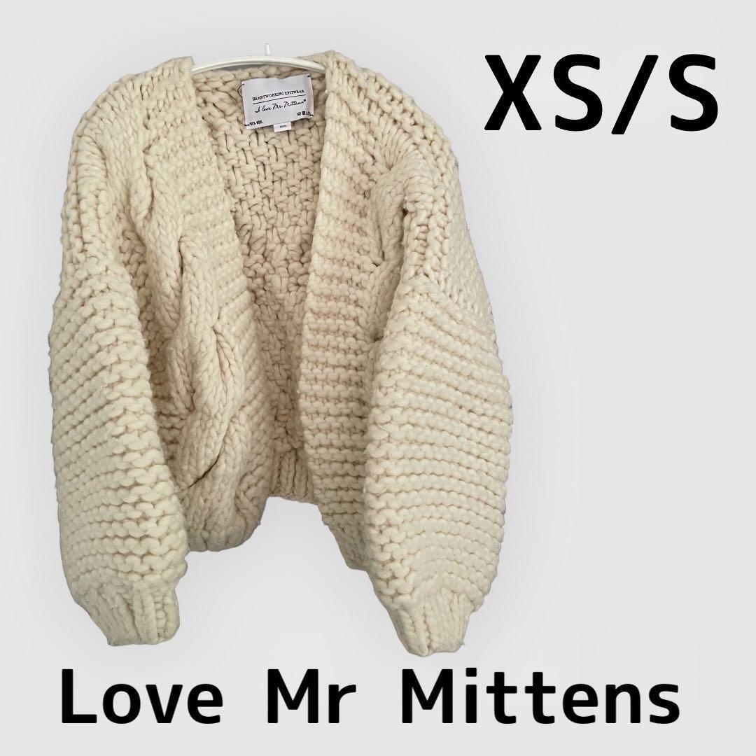 xs/s] I Love Mr.Mittens bomber knit jacket I Love Mr Mittens