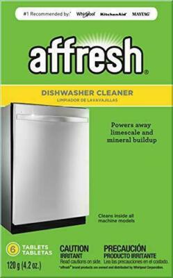 12 TABLETS Affresh Dishwasher Cleaner - Powers Away Limescale & Mineral Buildup